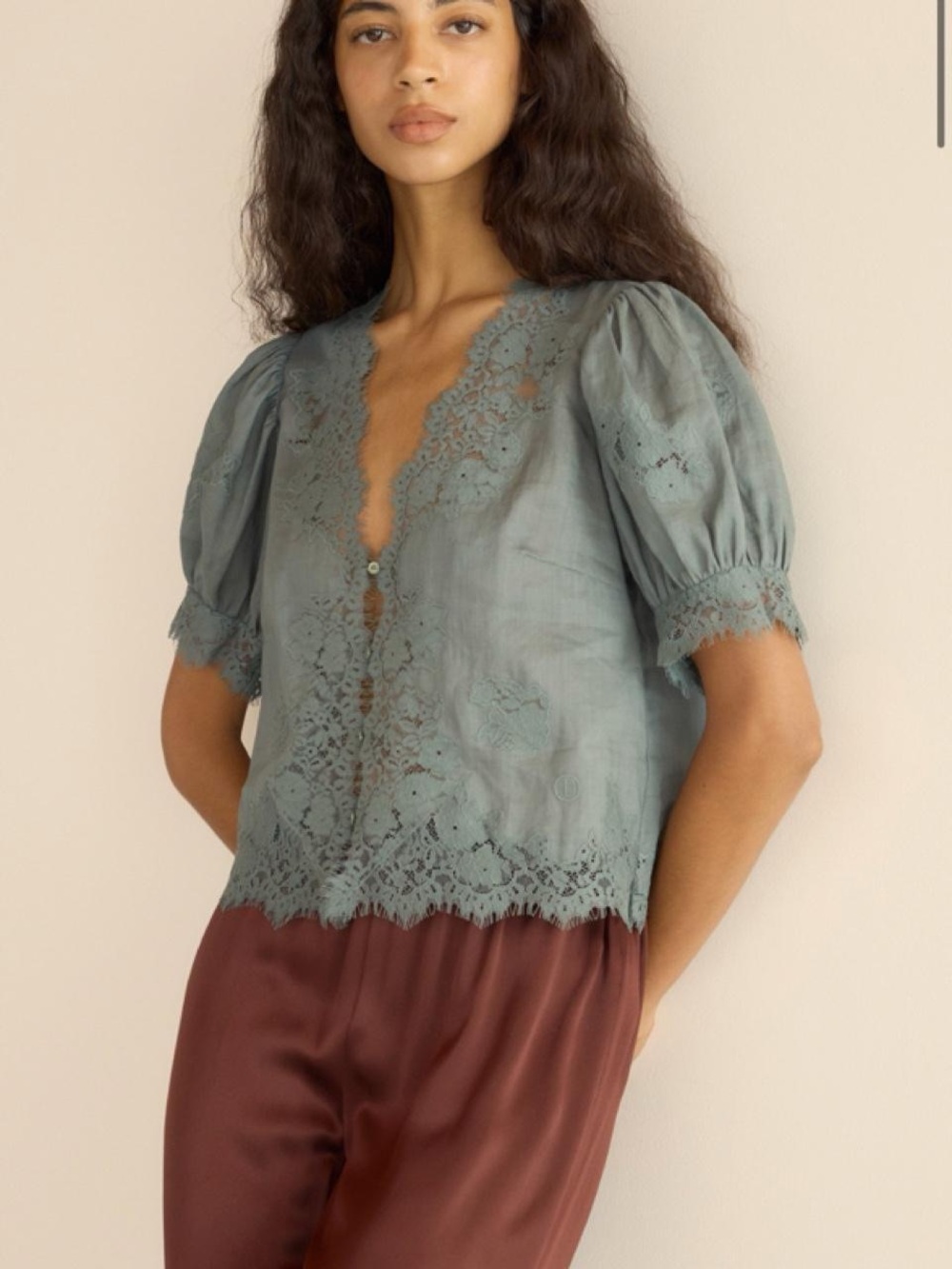Doen Idella Top in Lagoon